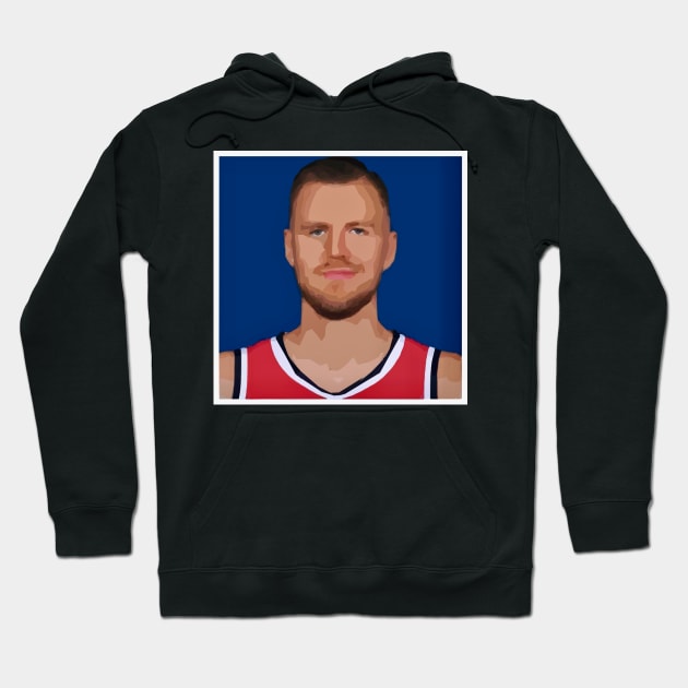 Kristaps Porzingis Hoodie by Playful Creatives